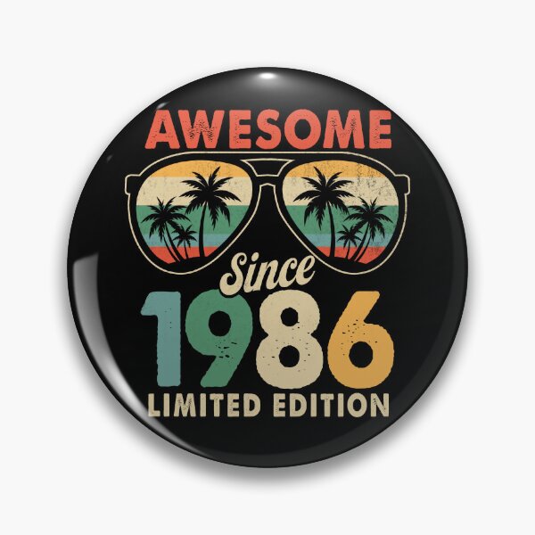 Item preview, Vintage Since 1986 40th Birthday Retro Funny Gift designed and sold by FernaRoje.