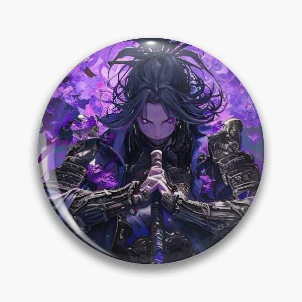 Item preview, Shadow Samurai of the Violet Moon | Dark Fantasy Japanese Warrior | Mystic Katana Anime Art designed and sold by Dyan4.