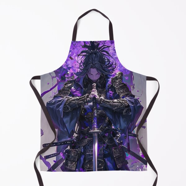 Item preview, Shadow Samurai of the Violet Moon | Dark Fantasy Japanese Warrior | Mystic Katana Anime Art designed and sold by Dyan4.