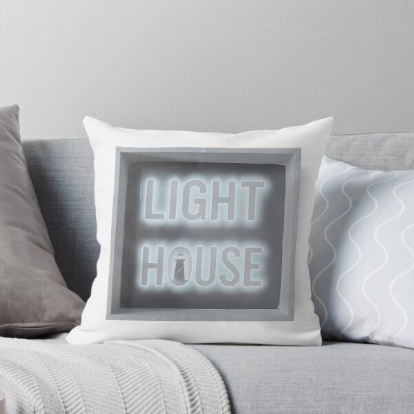 Item preview, Lighthouse Neon Sign | Minimal Light House Typography | Inspirational Coastal Wall Art designed and sold by AiNaturalsOnly.