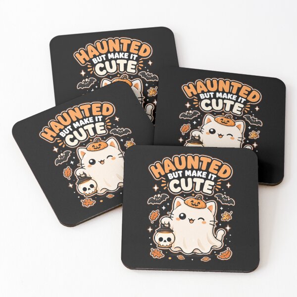 Item preview, Cute Ghost Cat Halloween Shirt — Haunted But Make It Cute Kawaii Spooky Season Gift designed and sold by MaynyStudio.