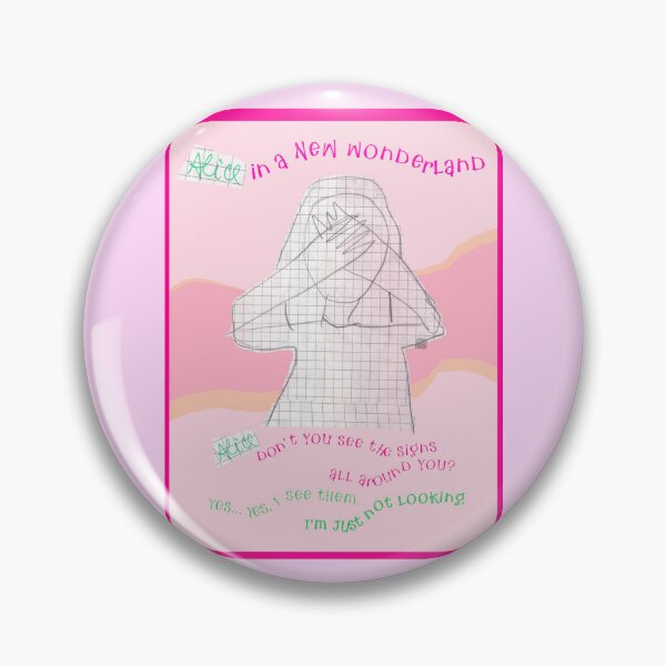Item preview, Alice in A New Wonderland (pencil drawing by ACCI) Don't You See The Signs designed and sold by VanyssaGraphics.