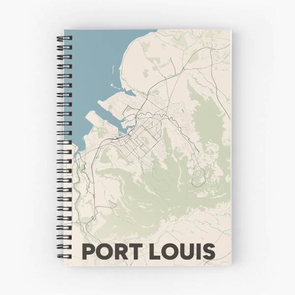Item preview, Port Louis Map designed and sold by MapsNerd.