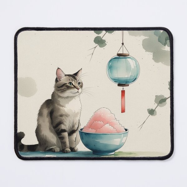 Artikelvorschau, Katze, Windspiel und geschabtes Eis entworfen und verkauft von LEO'S CREATURE れおずくりーちゃー.