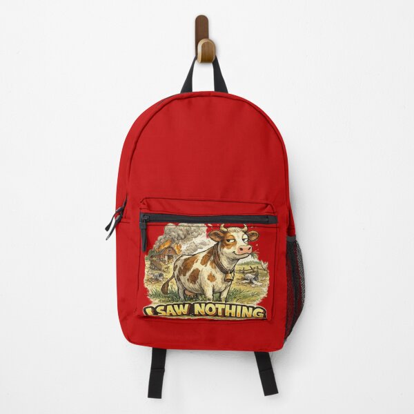 Item preview, I Saw Nothing Funny Unbothered Cow Chaos Meme designed and sold by irfanshikh.