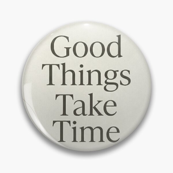 Item preview, Good Things Take Time Minimalist Boho Typography Print designed and sold by drhett09.