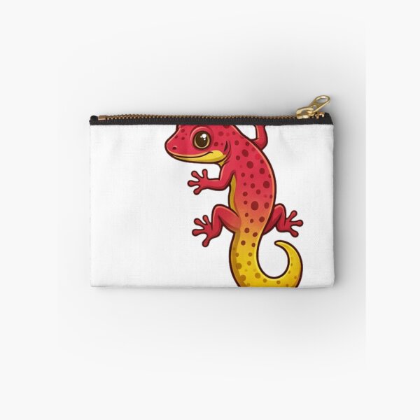 Item preview, Sunset Red Gecko Cartoon Lizard Sticker designed and sold by HoneyBreezeCo.