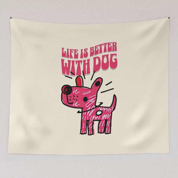 Item preview, Life Is Better With Dog designed and sold by AngryToro.