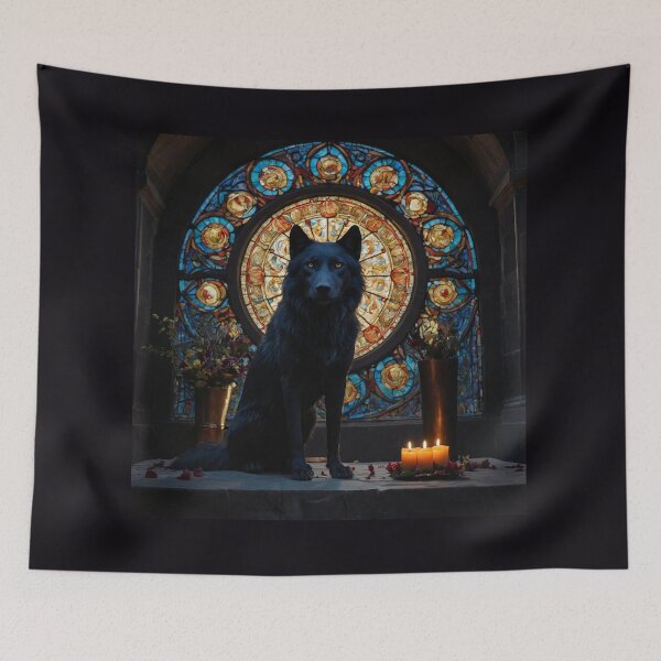 Item preview, She-Wolf Fully Revealed on Cathedral Altar designed and sold by GeoWhimsy Studio.