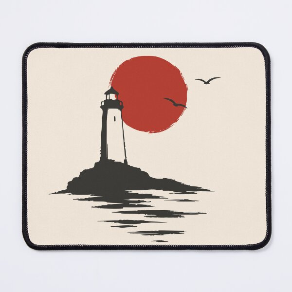 Item preview, Minimalist Lighthouse Print designed and sold by Studio pod Burom.