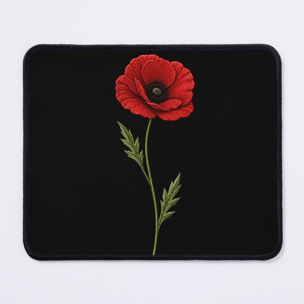Item preview, Red Poppy Embroidery designed and sold by ColorSplash123.