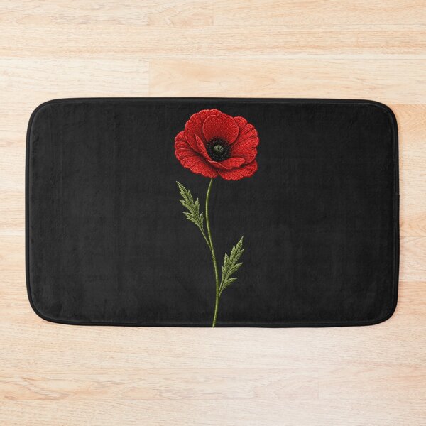 Item preview, Red Poppy Embroidery designed and sold by ColorSplash123.
