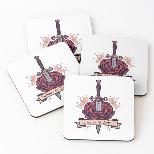 Item preview, 'Enemies to Lovers' Fantasy Romantasy Dagger and Rose designed and sold by Stickers-maker2.