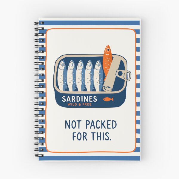 Item preview, Funny Sardine Art Print, Stripes Decor designed and sold by Studio pod Burom.