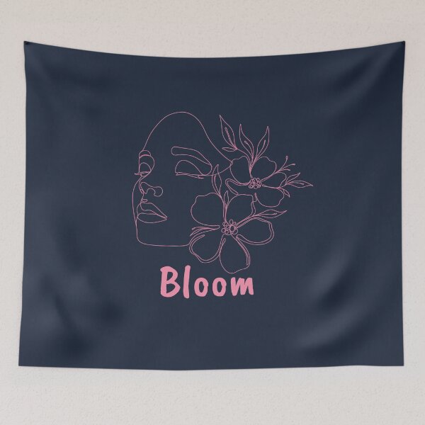 Item preview, Minimalist Woman Face Bloom Line Art designed and sold by ShaderShirts.