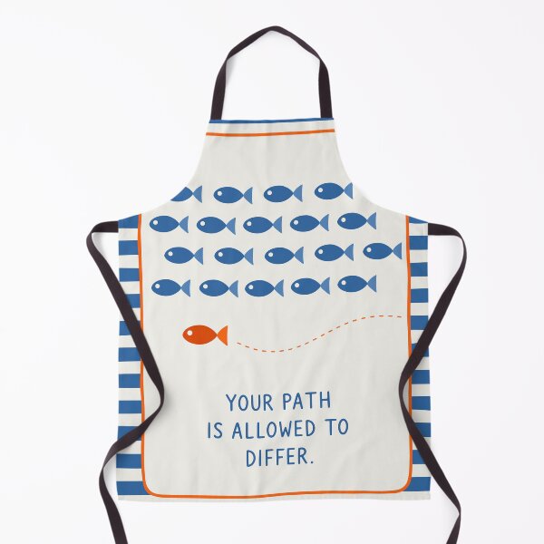 Item preview, Motivational Fish Art, Stripes Decor designed and sold by Studio pod Burom.