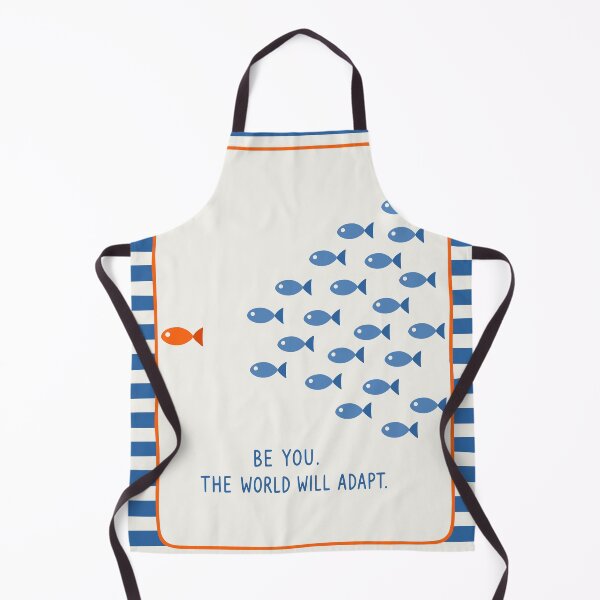 Item preview, Motivational Fish Art, Stripes Decor designed and sold by Studio pod Burom.