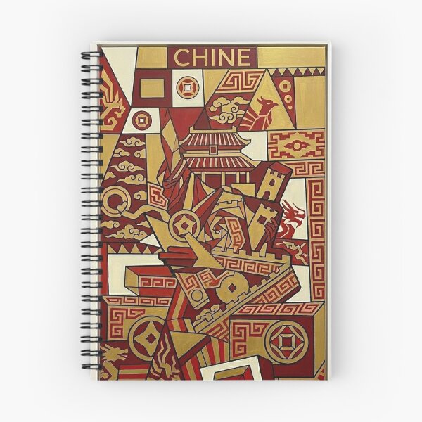 Item preview, 中国立体派艺术海报 – 长城龙抽象墙艺 – ZK PRO designed and sold by zalakopro.