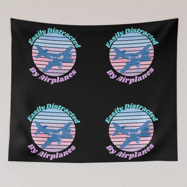 Item preview, Eaisly Distracted By Airplanes designed and sold by AMCreatix.