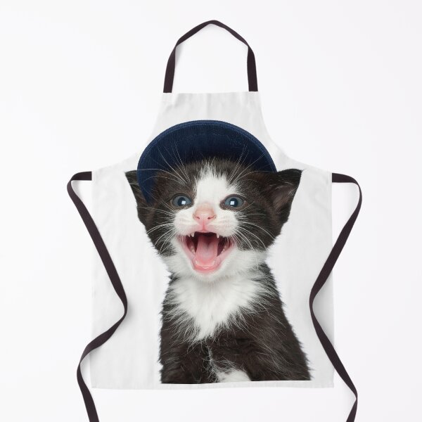 Item preview, Excited Laughing Kitten in Baseball Cap Poster - Sporty Tuxedo Cat Sticker - Hypebeast Pet Print for Gamer Room and T-Shirts designed and sold by WildGentlemen.