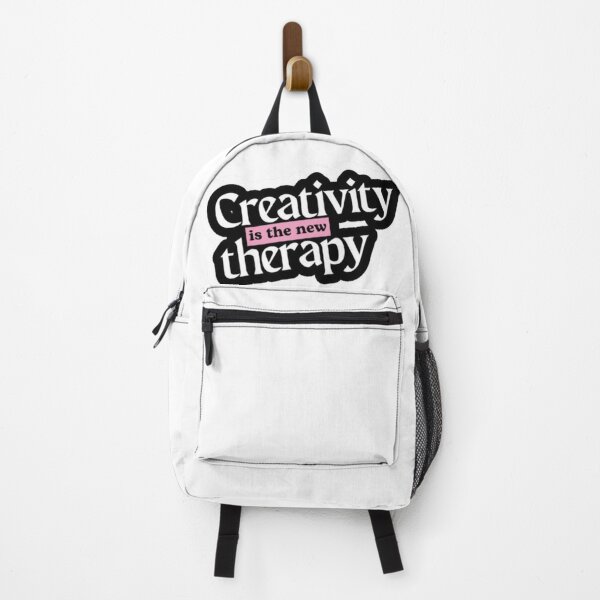 Item preview, Creativity is the new Therapy text design sticker ! "Creativity Is The New Therapy" Vinyl Sticker | Art Lover Gift | Mental Health Awareness Decal | Laptop Water Bottle Sticker designed and sold by Ulikedigital14.
