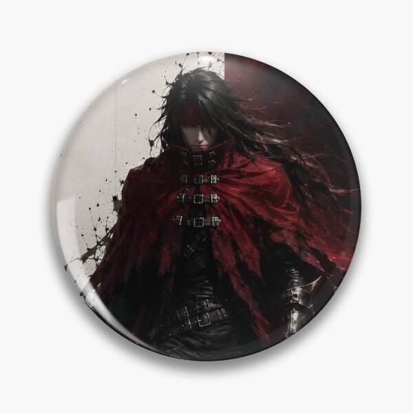 Item preview, Crimson Shadow Gunman | Dark Fantasy Vampire Hunter | Gothic Anime Warrior Art designed and sold by Dyan4.