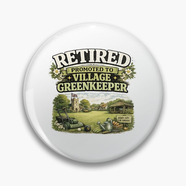 Item preview, Retired Promoted To Village Greenkeeper designed and sold by CozyRetirementGifts.