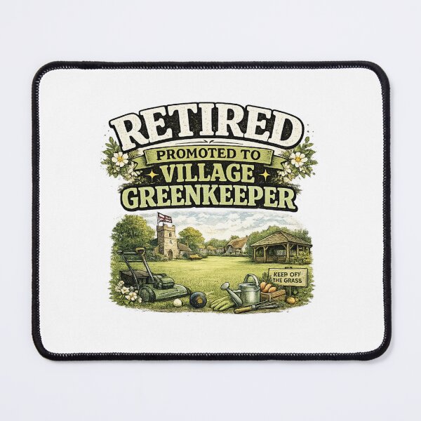 Item preview, Retired Promoted To Village Greenkeeper designed and sold by CozyRetirementGifts.