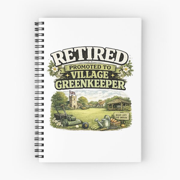 Item preview, Retired Promoted To Village Greenkeeper designed and sold by CozyRetirementGifts.