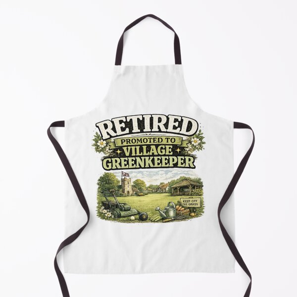 Item preview, Retired Promoted To Village Greenkeeper designed and sold by CozyRetirementGifts.