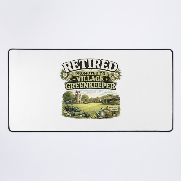 Item preview, Retired Promoted To Village Greenkeeper designed and sold by CozyRetirementGifts.