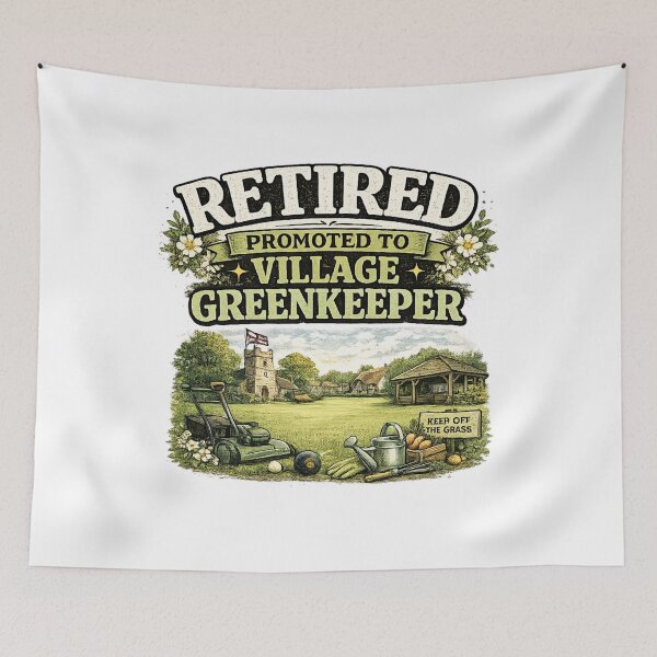 Artikelvorschau, Im Ruhestand zum Dorfgärtner befördert entworfen und verkauft von CozyRetirementGifts.