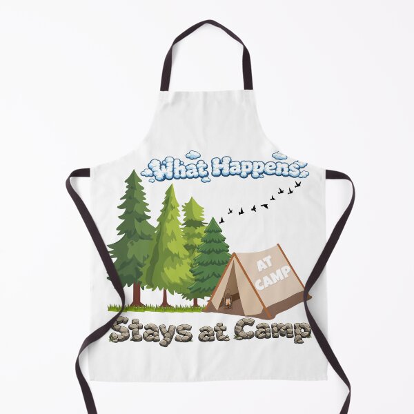 Item preview, What Happens at Camp Stays at Camp – Funny Camping Shirt designed and sold by lazulishop.