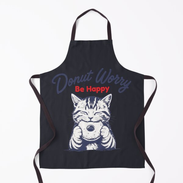 Item preview, Donut Worry Be Happy Cat Cute Kitten  designed and sold by MadeBySidney.