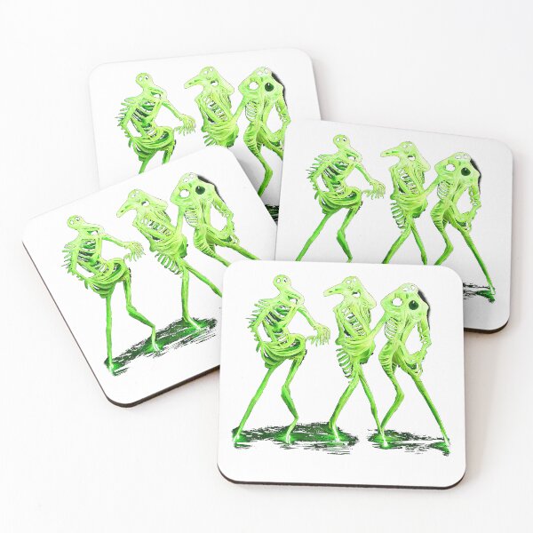 Item preview, Dancing Skeleton Shirt Creepy Dance Macabre Clothing Men T-Shirt designed and sold by Ascendly.