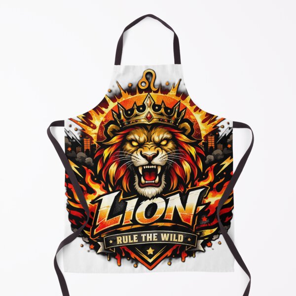Item preview, Leo King of Fire – Rule the Wild designed and sold by AstraDrip Studio.