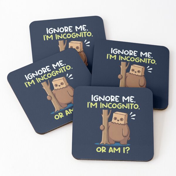 Item preview, I'm Incognito Bear designed and sold by Uniquely Worlds.