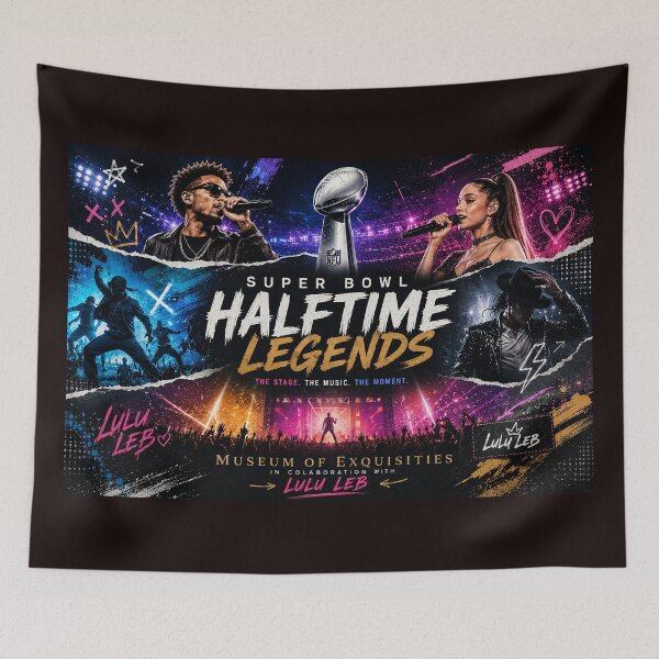 Item preview, Halftime Legends Super Bowl - Pastiche Collage designed and sold by LuluLeb.