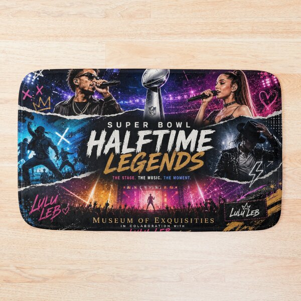 Item preview, Halftime Legends Super Bowl - Pastiche Collage designed and sold by LuluLeb.