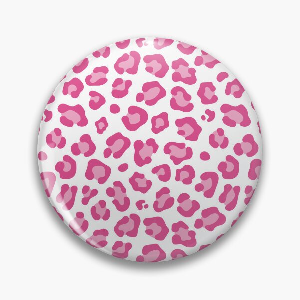 Item preview, White and Hot Pink leopard print designed and sold by pattern-archive.