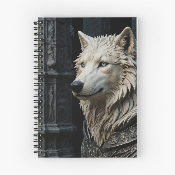 Item preview, Ancient She-Wolf Enthroned in Cathedral Shadow designed and sold by GeoWhimsy Studio.