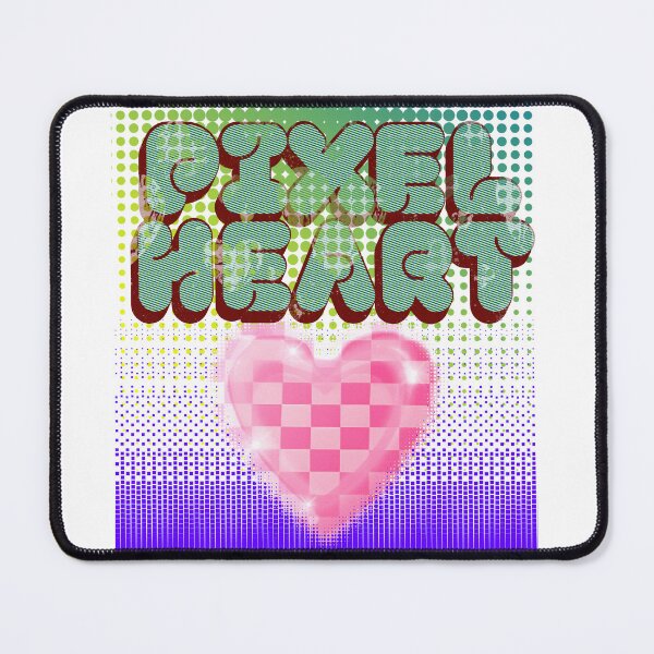 Item preview, Pixel Heart - Retro Y2K Glitch Aesthetic Graphic designed and sold by GraphixByHub.