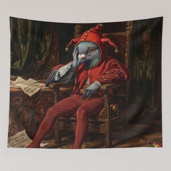 Item preview, Pigeon jester designed and sold by The King's general goods.