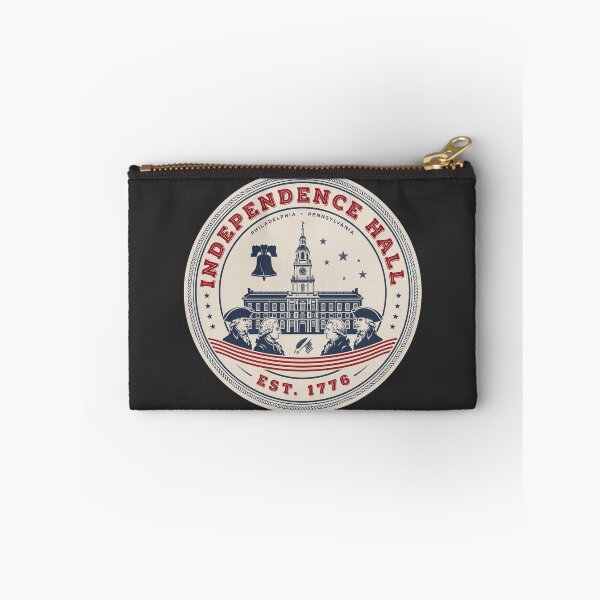 Item preview, Independence Hall Philadelphia Pennsylvania Est. 1776 – Founding Fathers Patriotic Badge designed and sold by ArcticFoxStudio.