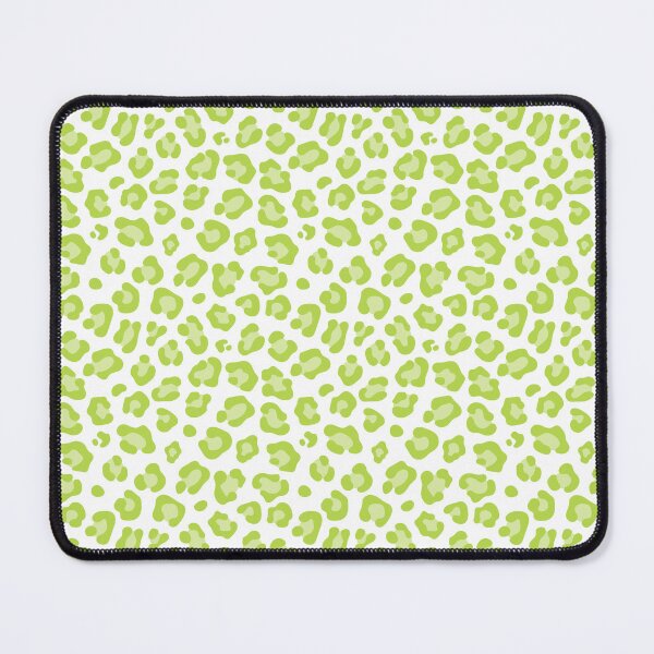 Item preview, White and Lime leopard print designed and sold by pattern-archive.