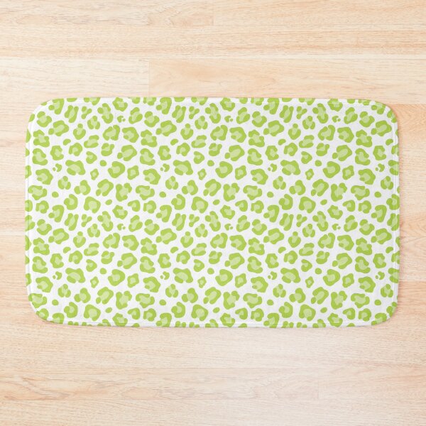 Item preview, White and Lime leopard print designed and sold by pattern-archive.