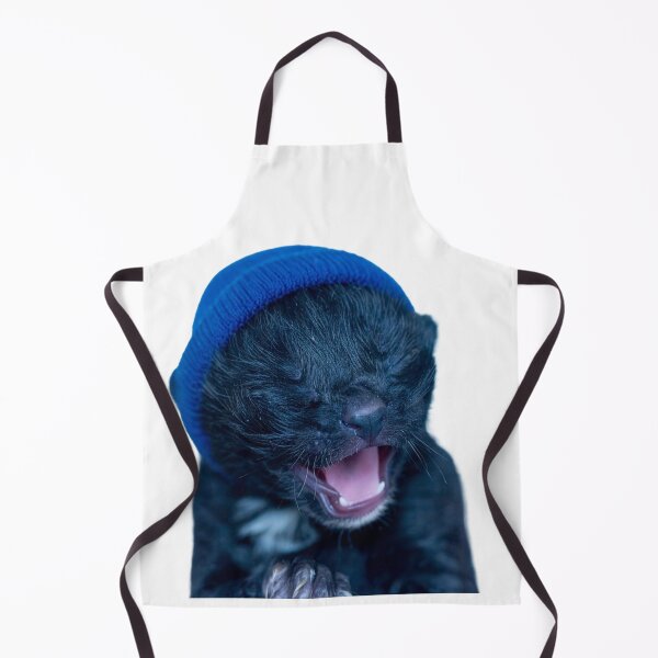 Item preview, Tiny Newborn Void Kitten Poster - Screaming Black Baby Cat Sticker - Hyper-Realistic Newborn Gremlin Portrait for Alt Aesthetics designed and sold by WildGentlemen.