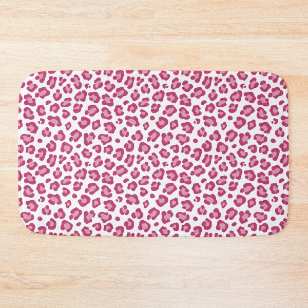 Item preview, White and Magenta leopard print designed and sold by pattern-archive.