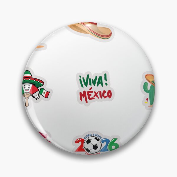 Item preview, Viva Mexico Soccer 2026 Celebration Sticker Set designed and sold by KAWAII STUDIO NB.