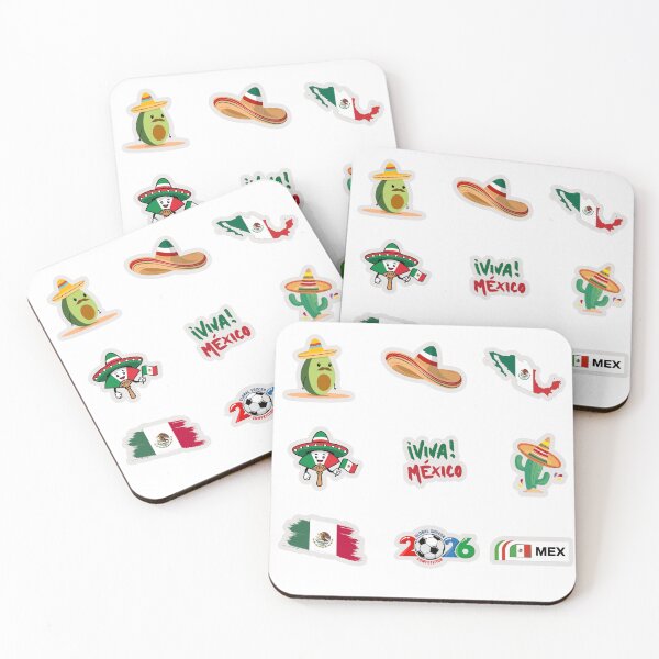 Item preview, Viva Mexico Soccer 2026 Celebration Sticker Set designed and sold by KAWAII STUDIO NB.